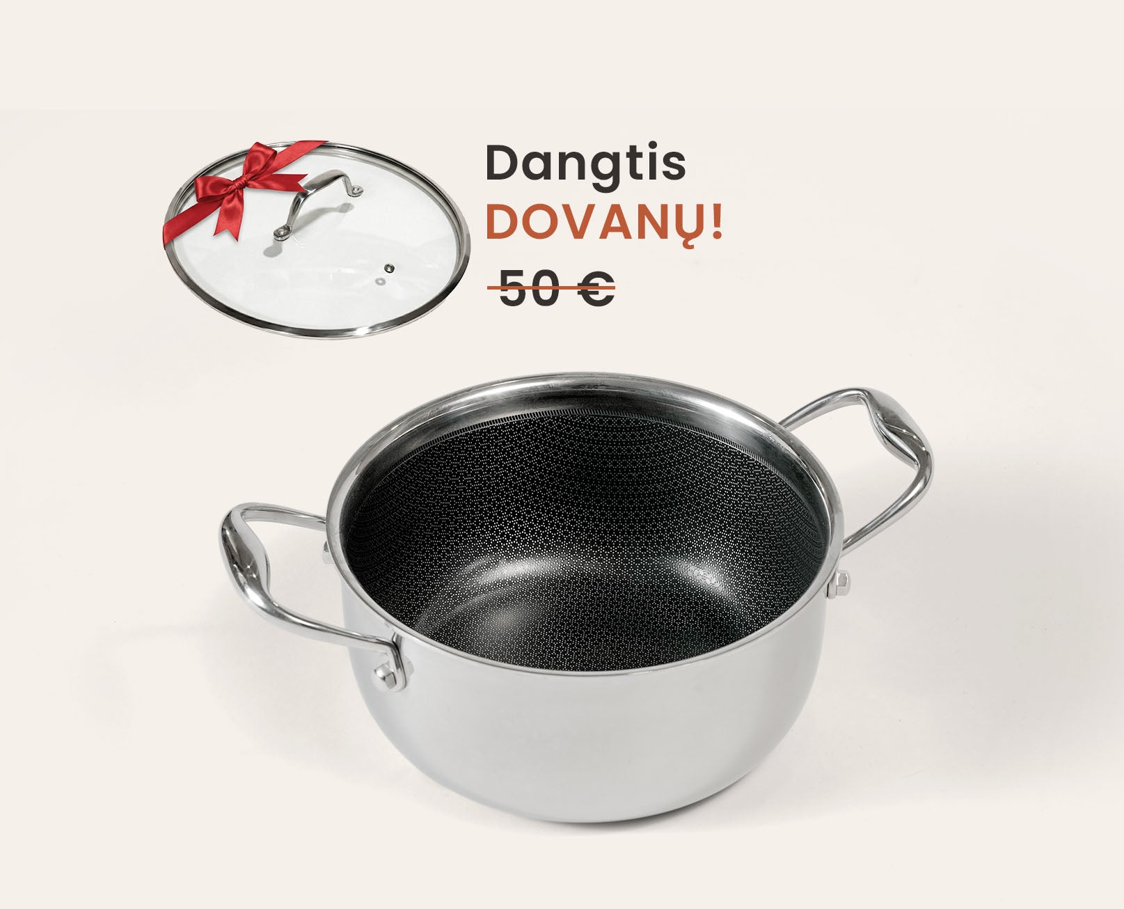 Hoto™ puodas 5 l su dangčiu