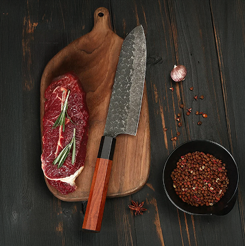 Kaltinis Santoku peilis “Harumi”