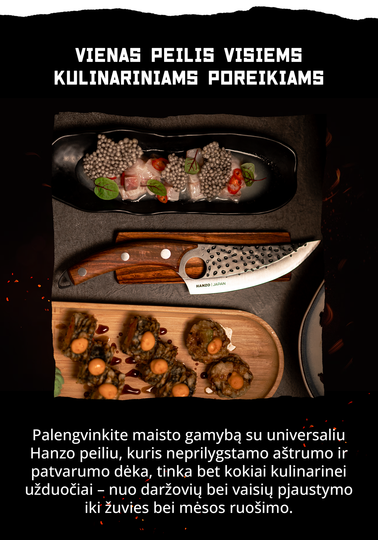 Vienas peilis visiems kulinariniams poreikiams