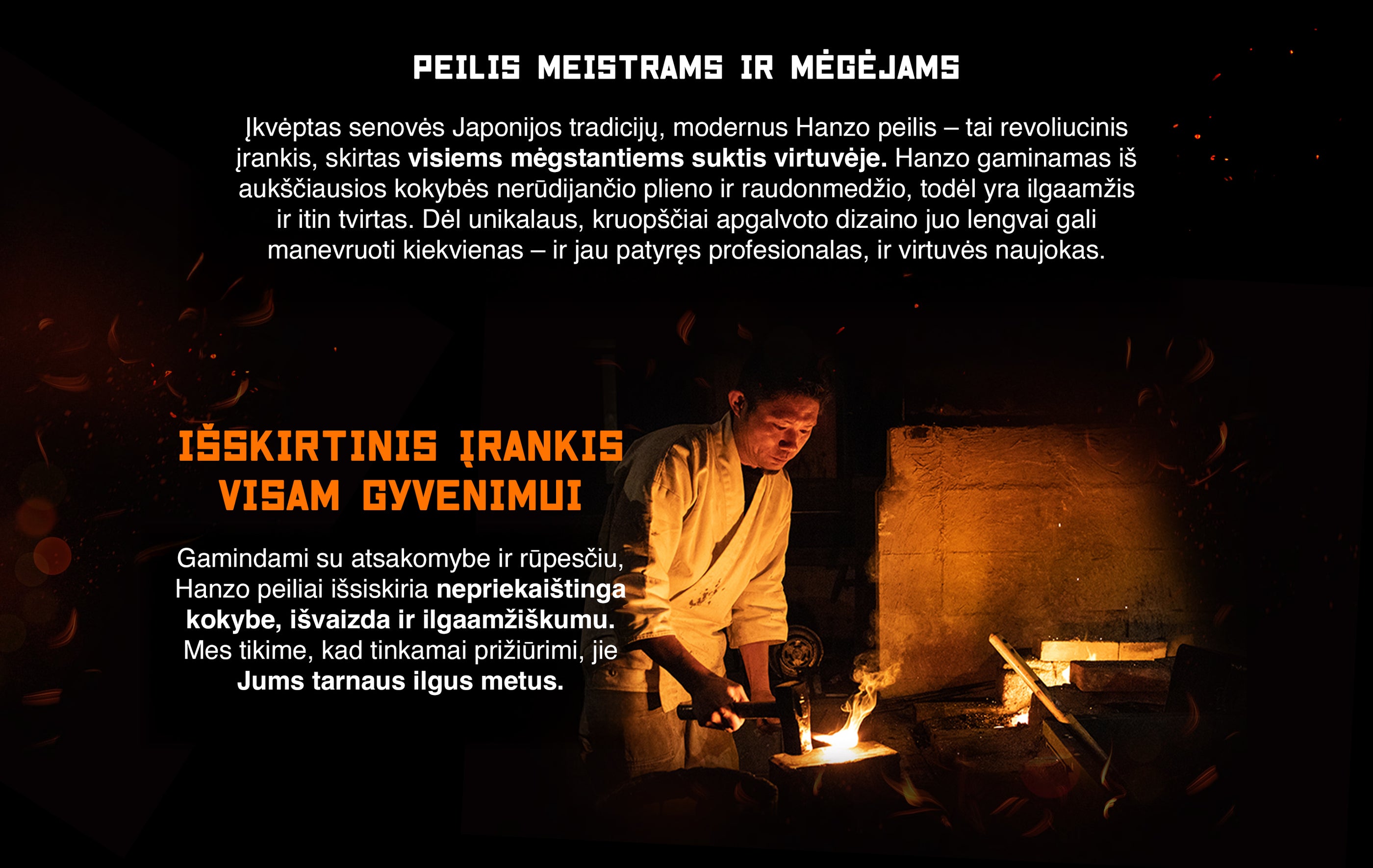Peilis meistrams ir mėgėjams