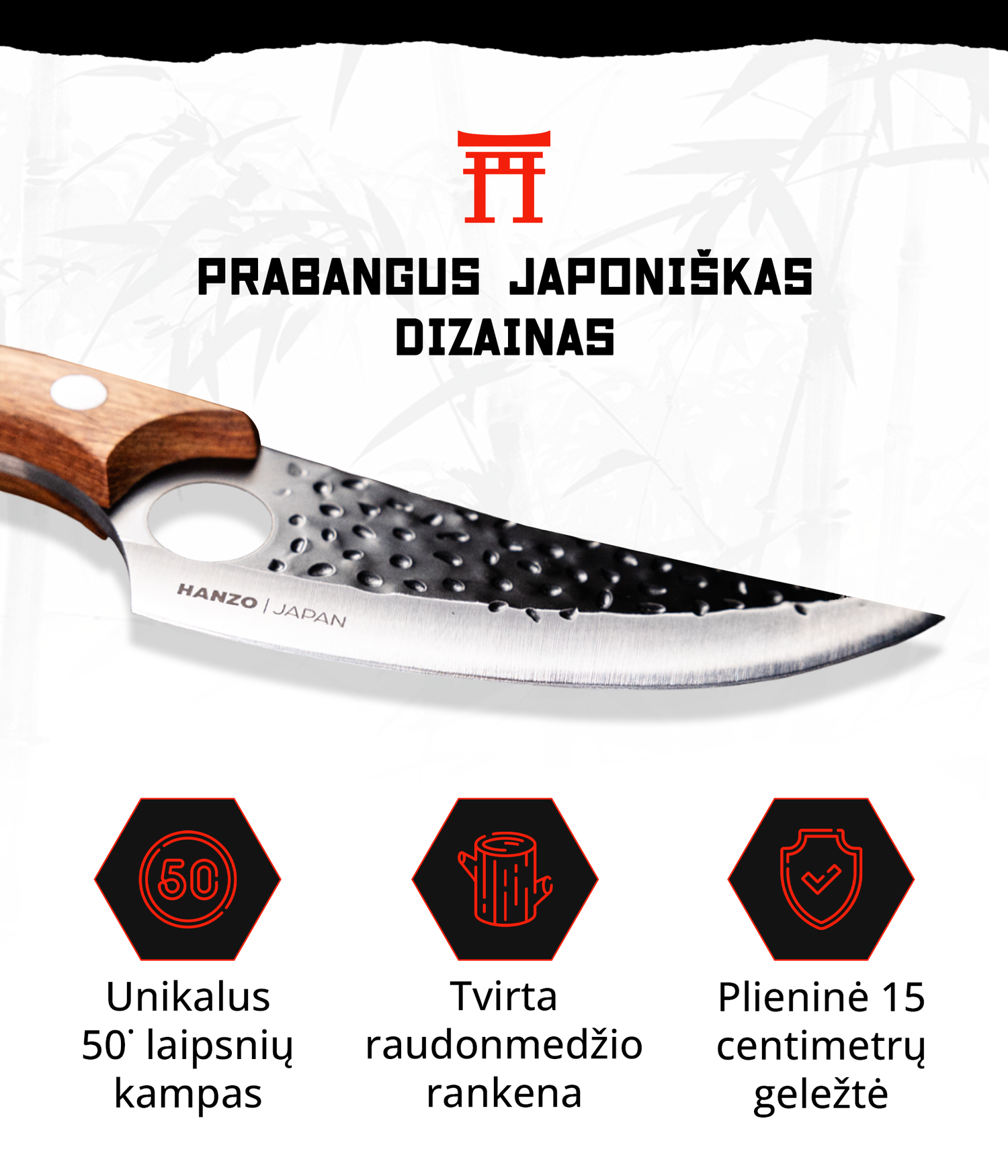 Prabangus japoniškas dizainas