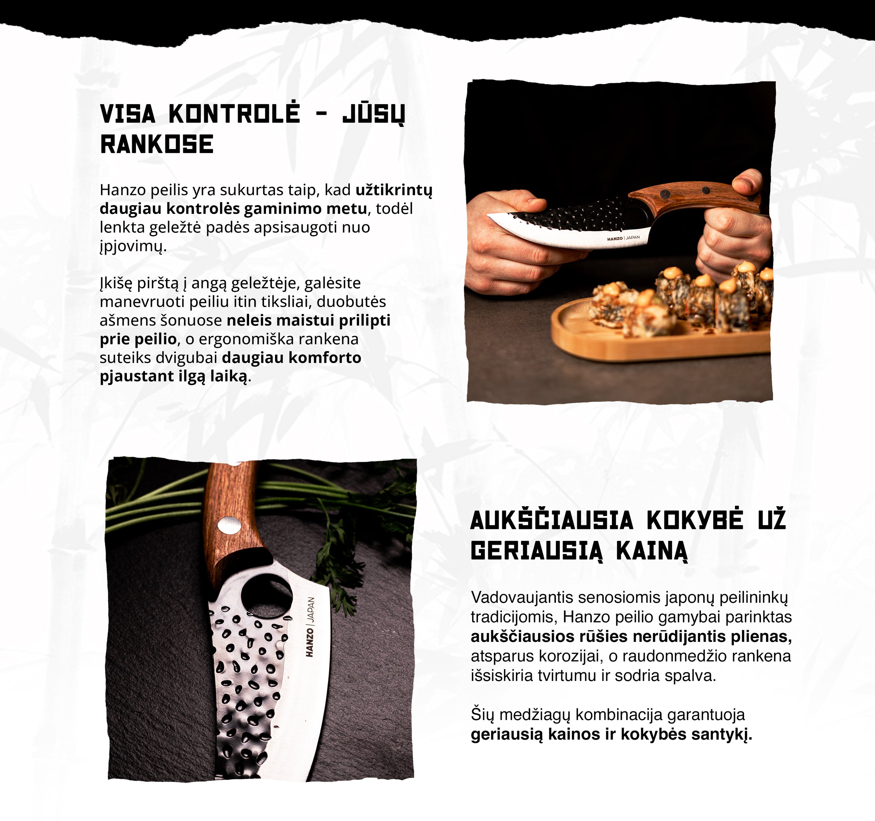 Visa kontrolė - jūsų rankose