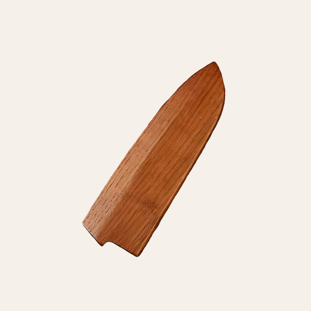 “Harumi” Santoku peilio medinis dėklas rudas