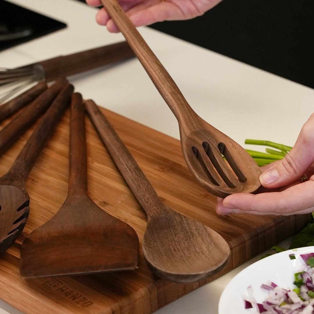 9 vnt. medinių įrankių rinkinys