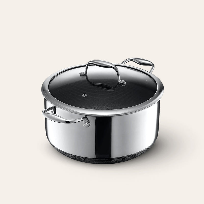 20 cm puodas su dangčiu