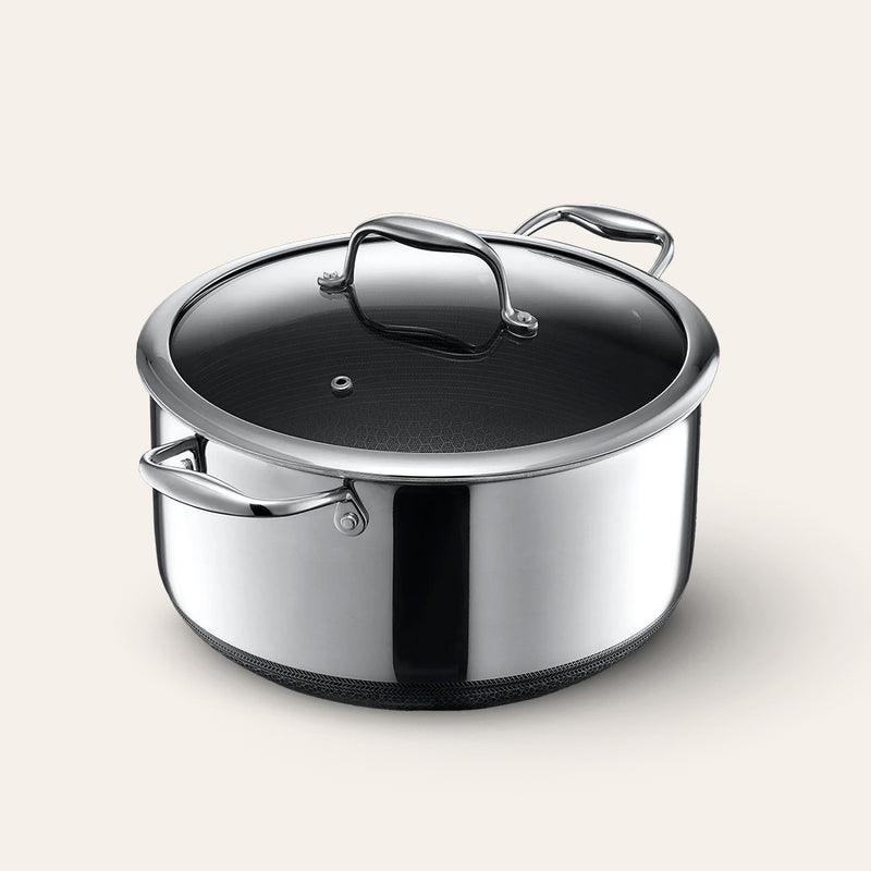 24 cm puodas su dangčiu