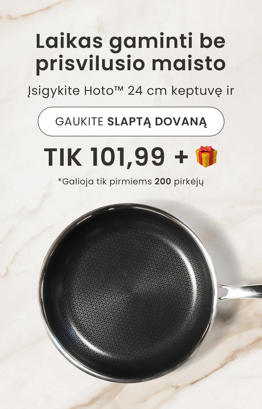 Hoto™ keptuvė 24 cm TEST