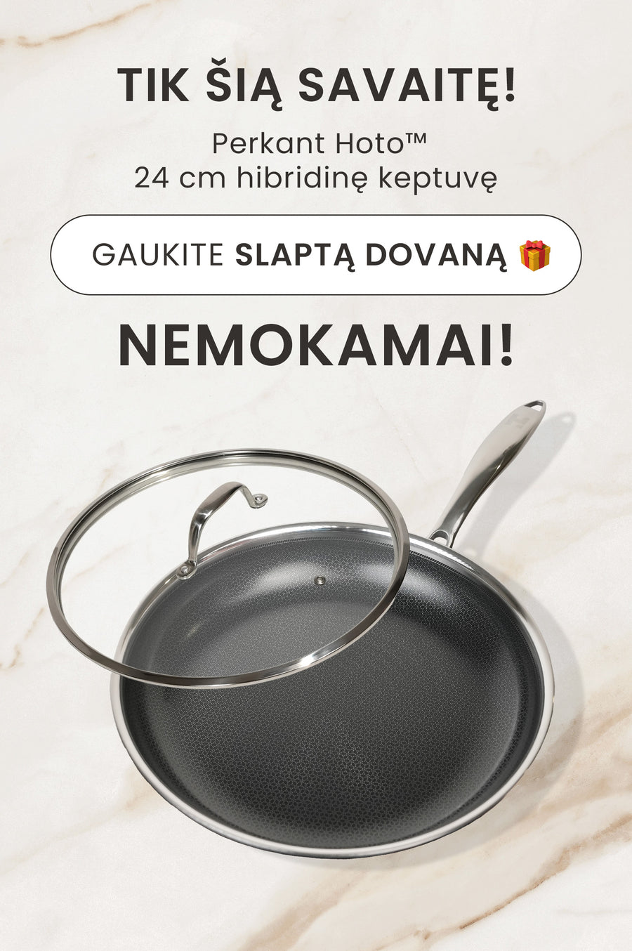 Hoto™ keptuvė 24 cm TEST