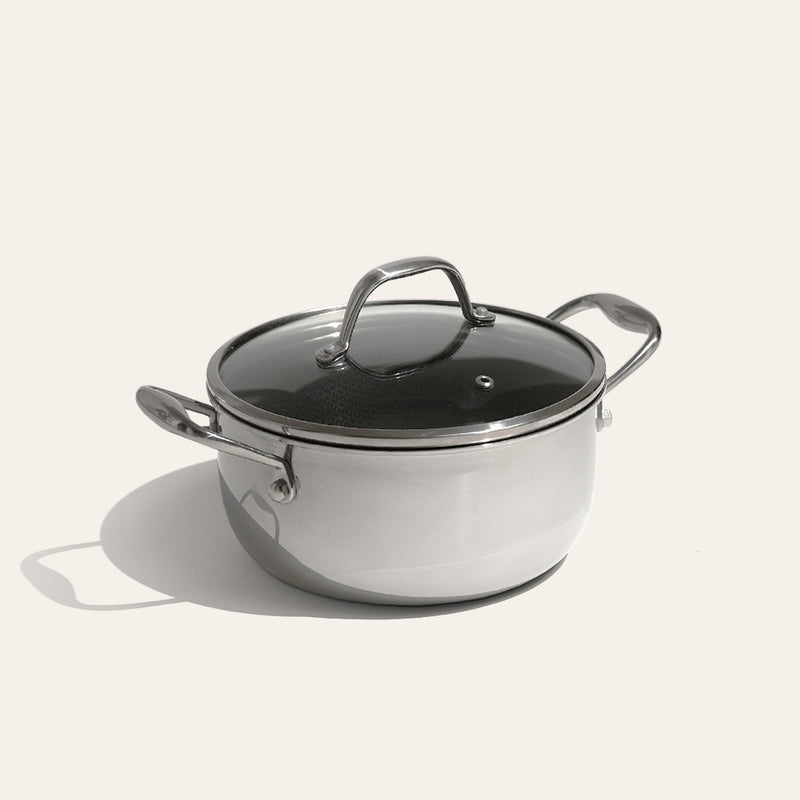 20 cm puodas su dangčiu