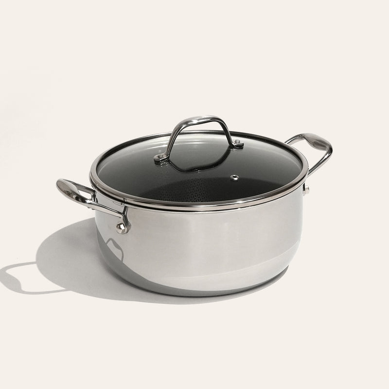 24 cm puodas su dangčiu