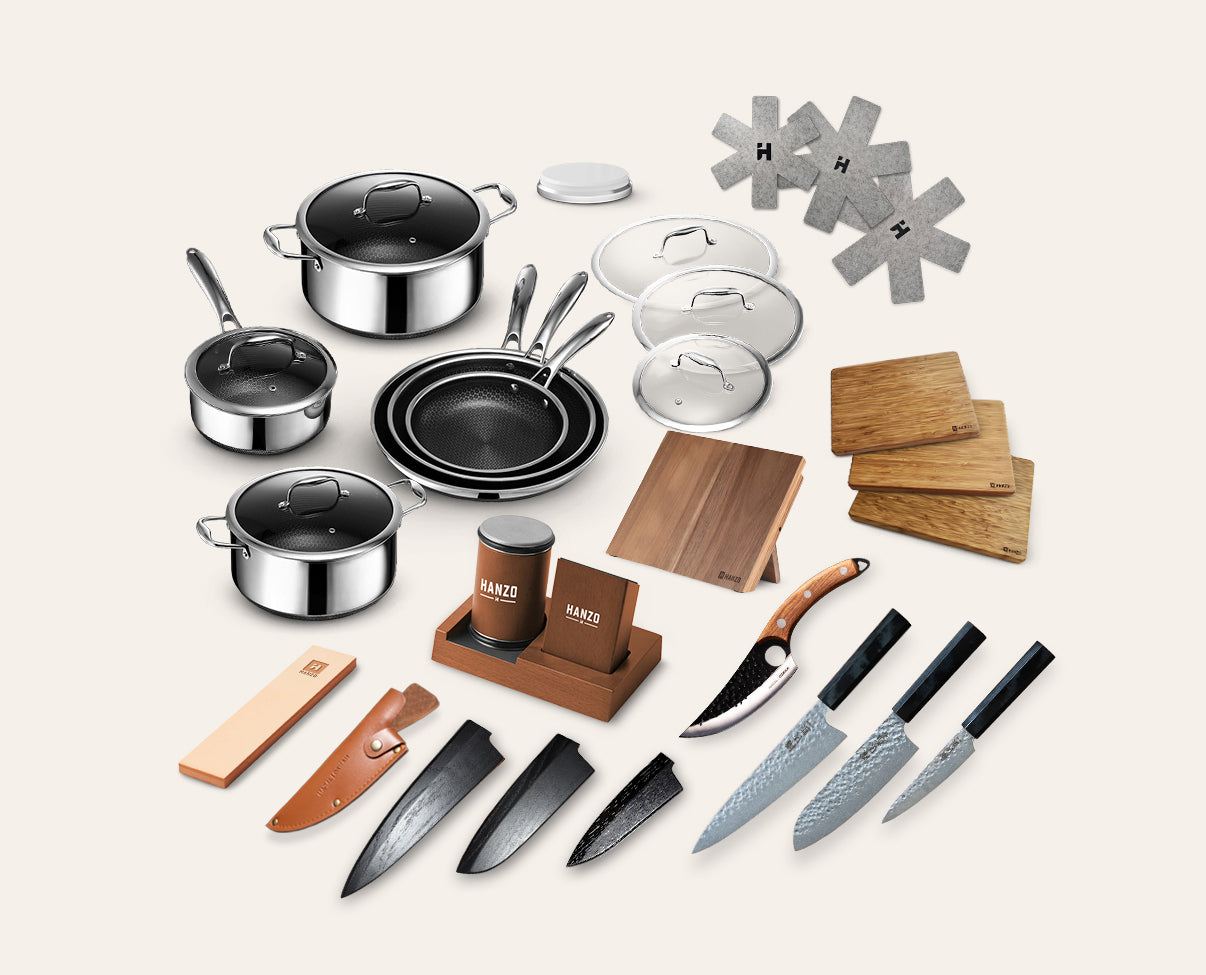 25 dalių Hanzo virtuvės rinkinys